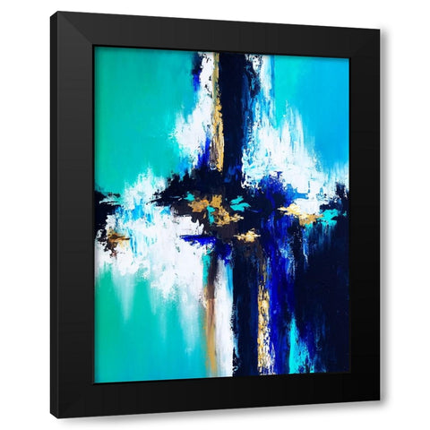 Under the Lights Black Modern Wood Framed Art Print by Storms, Alyson