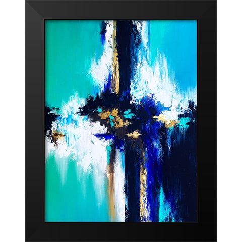 Under the Lights Black Modern Wood Framed Art Print by Storms, Alyson