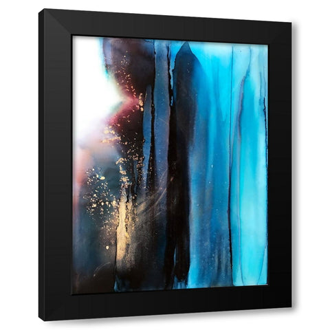 Wishing Well Black Modern Wood Framed Art Print with Double Matting by Storms, Alyson