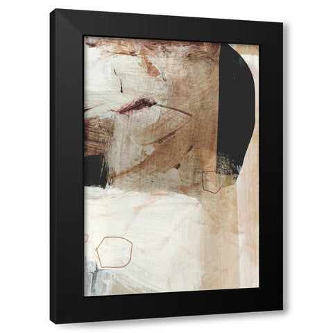 Go With It No2 Black Modern Wood Framed Art Print with Double Matting by Hobday, Dan