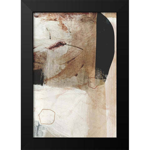 Go With It No2 Black Modern Wood Framed Art Print by Hobday, Dan