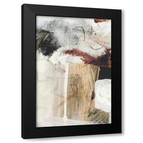 Go With It No1 Black Modern Wood Framed Art Print by Hobday, Dan
