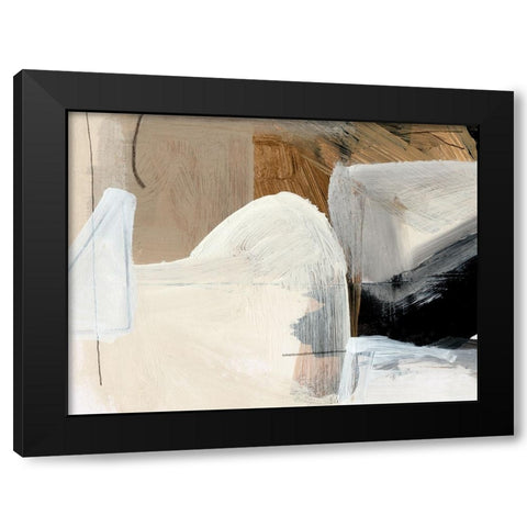 Style Abstract Black Modern Wood Framed Art Print by Hobday, Dan