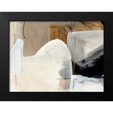 Style Abstract Black Modern Wood Framed Art Print by Hobday, Dan