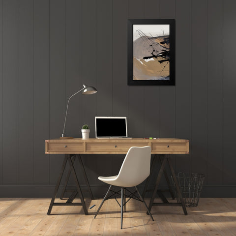 Snap No1 Black Modern Wood Framed Art Print by Hobday, Dan