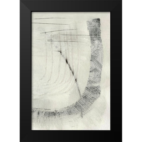 Real No2 Black Modern Wood Framed Art Print by Hobday, Dan