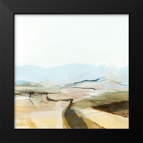 Countryview Black Modern Wood Framed Art Print by Hobday, Dan