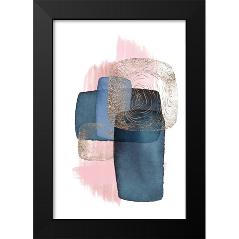 Monday blues-4 Black Modern Wood Framed Art Print by Ann Moss, Sally