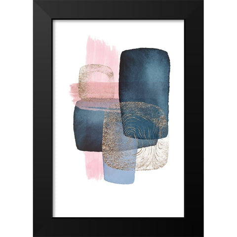 Monday blues-1 Black Modern Wood Framed Art Print by Ann Moss, Sally