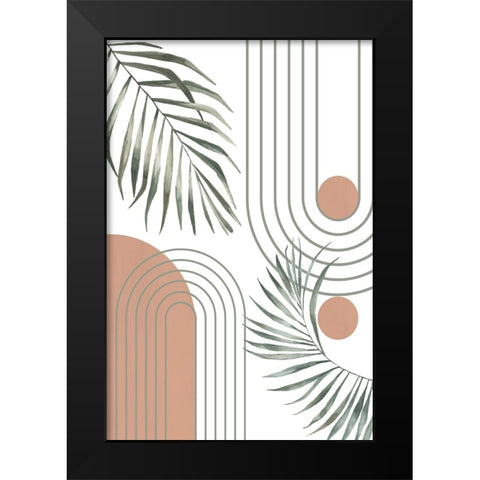 Botanical Bohemian-2 Black Modern Wood Framed Art Print by Ann Moss, Sally