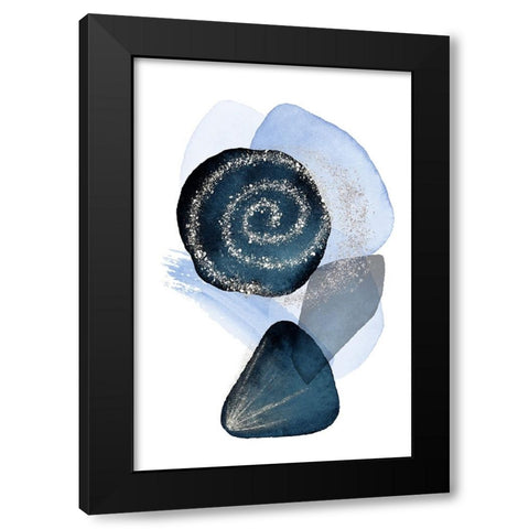 Arctic Ice-2 Black Modern Wood Framed Art Print with Double Matting by Ann Moss, Sally