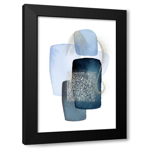 Arctic Ice-1 Black Modern Wood Framed Art Print with Double Matting by Ann Moss, Sally