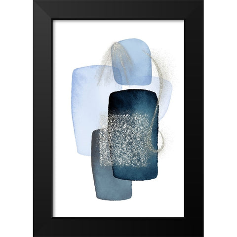 Arctic Ice-1 Black Modern Wood Framed Art Print by Ann Moss, Sally