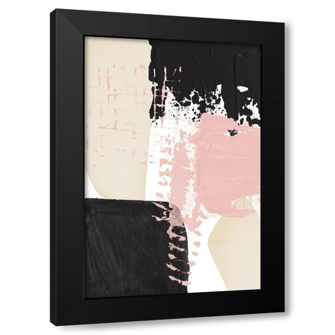 Expression of calm-3 Black Modern Wood Framed Art Print by Ann Moss, Sally