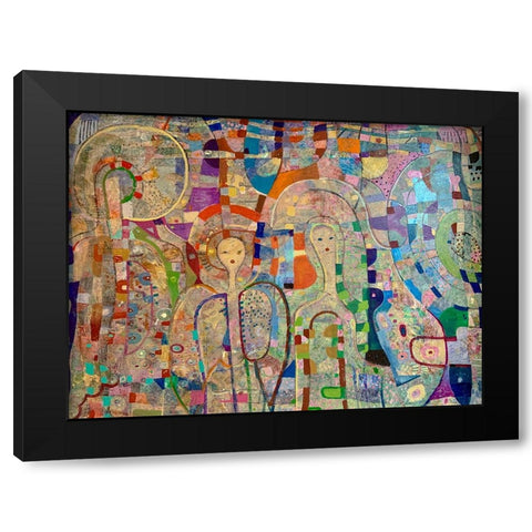 Angels Among Us 2020 Black Modern Wood Framed Art Print with Double Matting by Loebelsohn, Alise