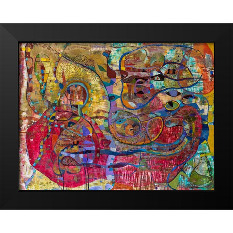Baby Black Modern Wood Framed Art Print by Loebelsohn, Alise