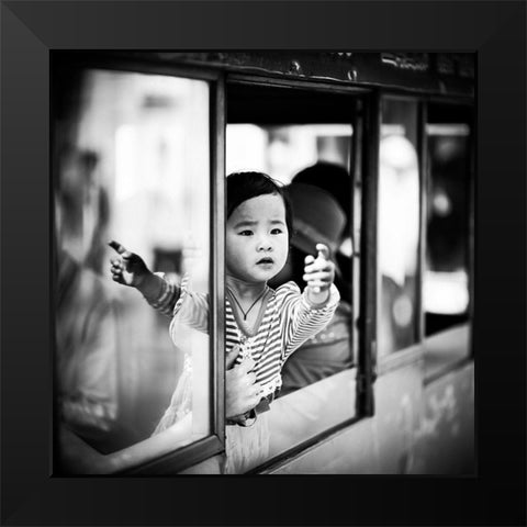 Untitled Black Modern Wood Framed Art Print by Leberle, Matthias