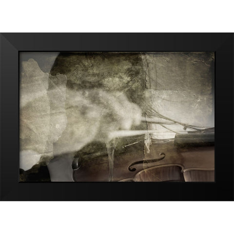 Falta Alma Black Modern Wood Framed Art Print by Mest, Olga