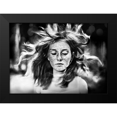 Breakaway Black Modern Wood Framed Art Print by Hur, Lars