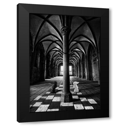 Querelle Black Modern Wood Framed Art Print by David Senechal Photographie