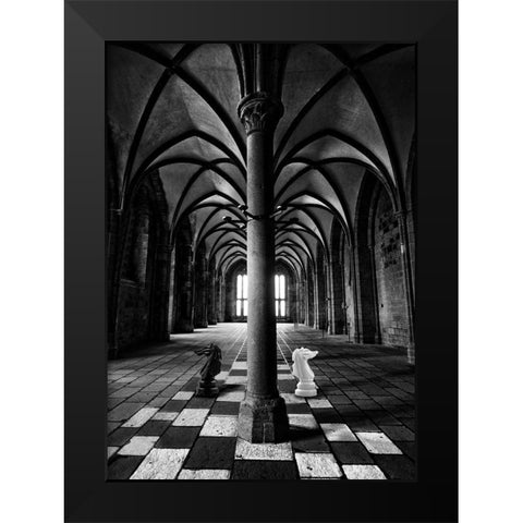 Querelle Black Modern Wood Framed Art Print by David Senechal Photographie