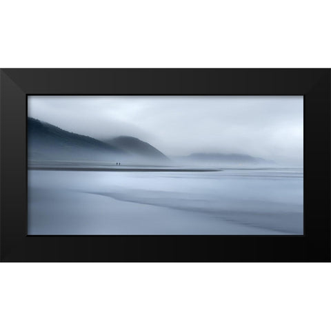 Summer Has Gone... Black Modern Wood Framed Art Print by M. Garcia, Jesus