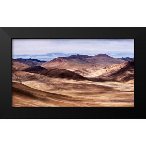 The Sands Of Time Black Modern Wood Framed Art Print by Marino, Nicolas