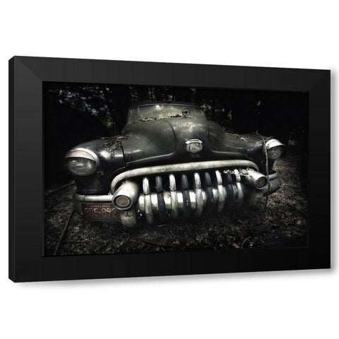 Buick Black Modern Wood Framed Art Print with Double Matting by Droste, Holger