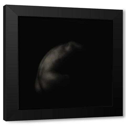 Male Nude Black Modern Wood Framed Art Print with Double Matting by Marthinussen, Willy