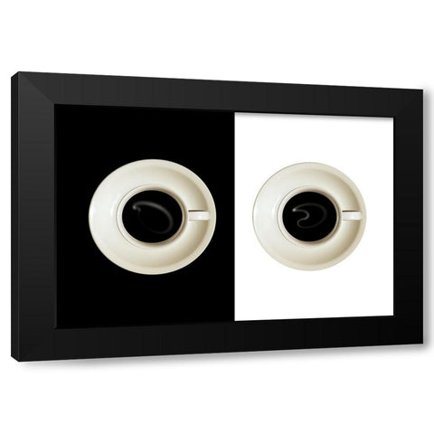 Contrast Black Modern Wood Framed Art Print by Eisele, Stefan