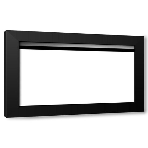 Cannon Beach Black Modern Wood Framed Art Print by Rak, Martin