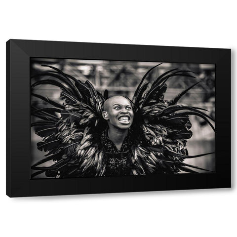 Skunk Anansie Black Modern Wood Framed Art Print with Double Matting by Unknown
