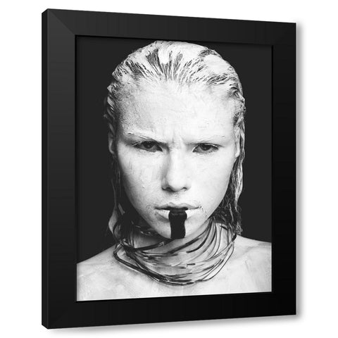 Artistique Black Modern Wood Framed Art Print with Double Matting by Adrian, Simion