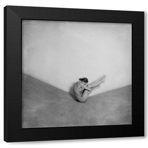 Untitled Black Modern Wood Framed Art Print with Double Matting by Vasiliev-Apostol, Yaroslav