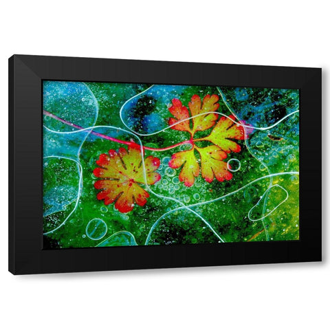 Thaw Black Modern Wood Framed Art Print by Miguel Dominguez, Andres