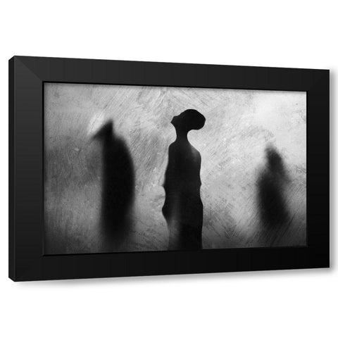 Two In One Black Modern Wood Framed Art Print with Double Matting by Satriani, Jay