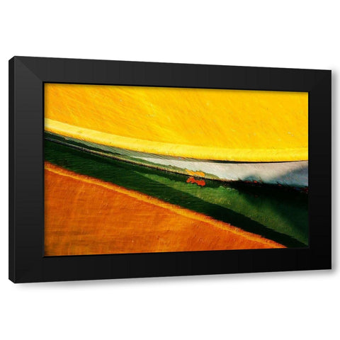 Boat Black Modern Wood Framed Art Print with Double Matting by Hason, Eli