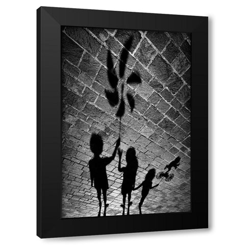 I Have A Gift Also For You. Black Modern Wood Framed Art Print by Grambone, Antonio