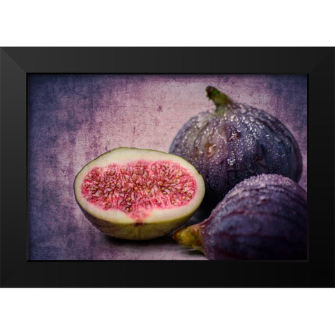 Figs Black Modern Wood Framed Art Print by Cmarits, Hannes