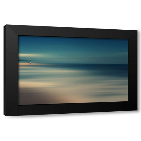 Not The End Of The World Black Modern Wood Framed Art Print with Double Matting by Shin, Cie