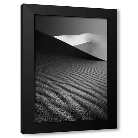 An Ice Hill In Desert ! Black Modern Wood Framed Art Print by Barootkoob, Ali