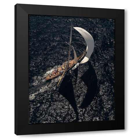 Shadows A Lights Black Modern Wood Framed Art Print by Pelissier, Marc