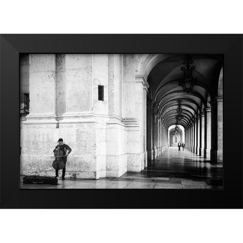 Icebreaker Black Modern Wood Framed Art Print by Mexia, Laura