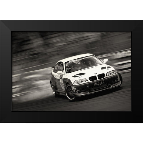 Dr 1 Ft Black Modern Wood Framed Art Print by Chongky