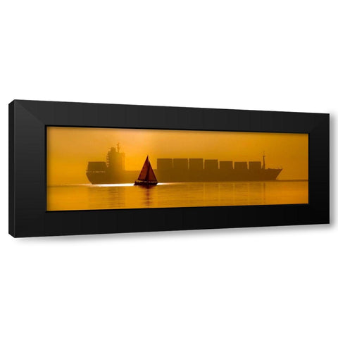 David A Golijat Black Modern Wood Framed Art Print with Double Matting by Dartef, Pristov