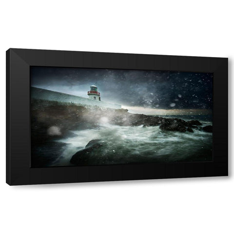 Storm Coming Black Modern Wood Framed Art Print with Double Matting by Krakowski, Marcin