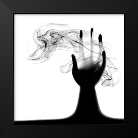 *** Black Modern Wood Framed Art Print by Ikaunieks, Roberts