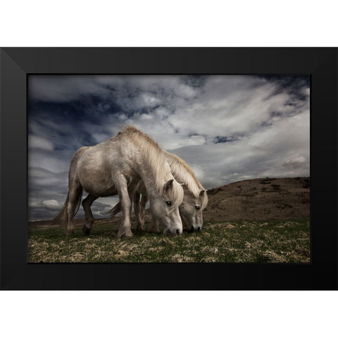 Two Years Later Black Modern Wood Framed Art Print by Ingibergsson, Bragi