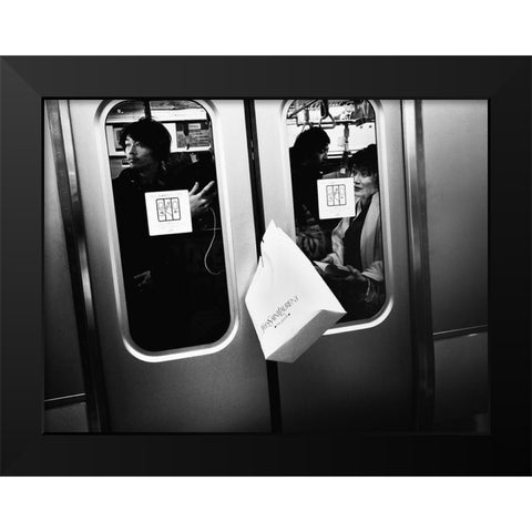 Untitled Black Modern Wood Framed Art Print by Suzuki, Tatsuo