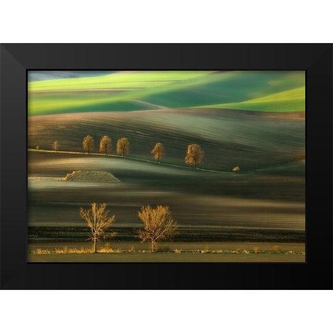 Ten... Black Modern Wood Framed Art Print by Browko, Krzysztof